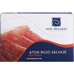 DON BOCARTE Ventresca de atun rojo salvaje lata 128 grs